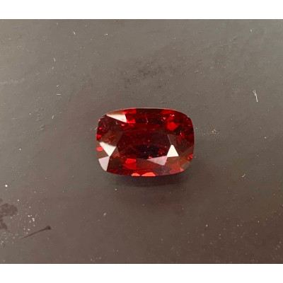 Spinelle rouge 2.94cts non chauffé de Birmanie certificat AGTL