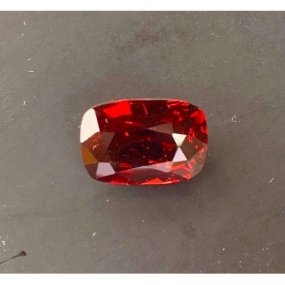 Spinelle rouge 2.94cts non chauffé de Birmanie certificat AGTL