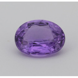 Saphir violet non chauffé non traité 1.60cts