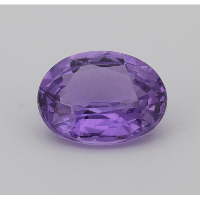 Saphir violet non chauffé non traité 1.60cts