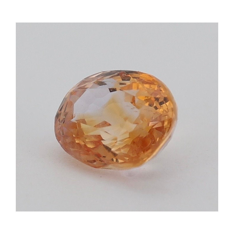 Saphir padparadscha 1.10cts non chauffé non traité certificat CGL