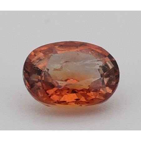 Saphir padpardscha 0.46cts certificat