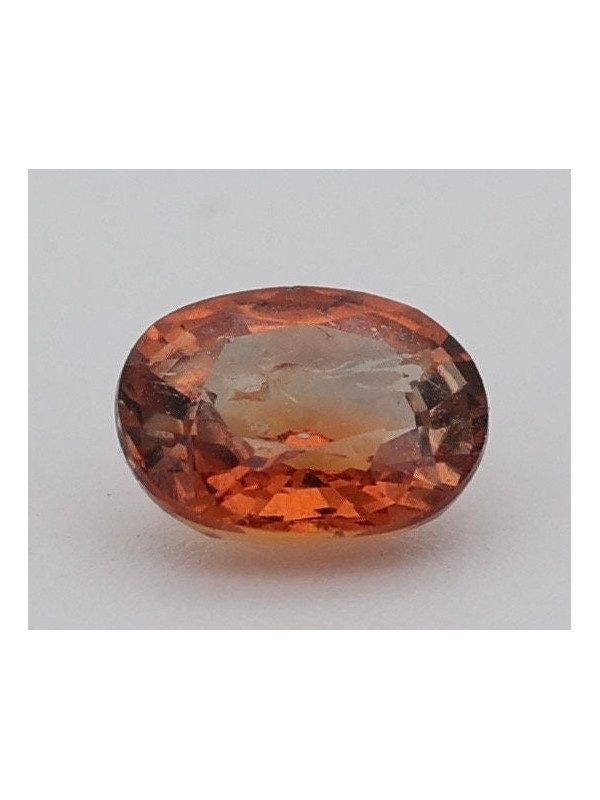 Saphir padpardscha 0.46cts certificat