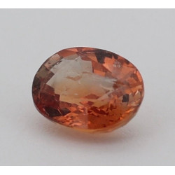 Saphir padpardscha 0.46cts certificat