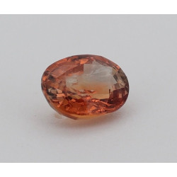 Saphir padpardscha 0.46cts certificat