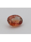 Saphir padpardscha 0.46cts certificat