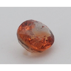 Saphir padpardscha 0.46cts certificat