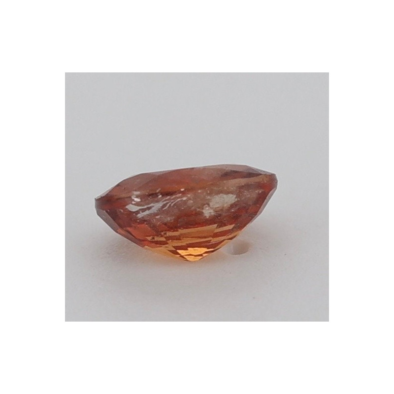 Saphir padpardscha 0.46cts certificat