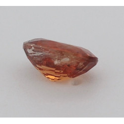 Saphir padpardscha 0.46cts certificat