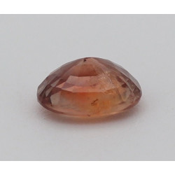 Saphir padpardscha 0.46cts certificat