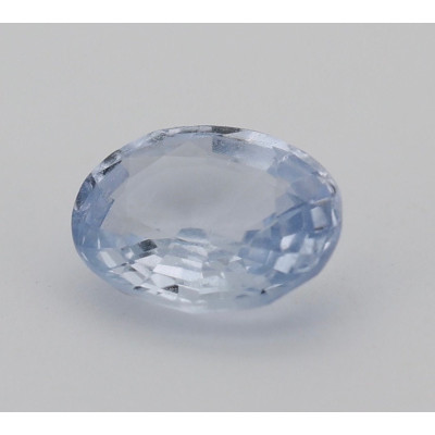 Saphir bleu 1.01cts chauffé certificat PRECIEUX