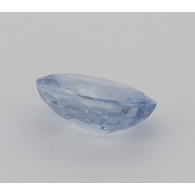 Saphir bleu 1.01cts chauffé certificat PRECIEUX