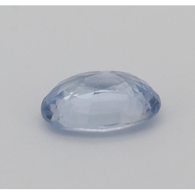 Saphir bleu 1.01cts chauffé certificat PRECIEUX