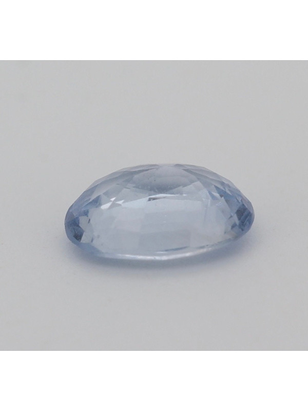 Saphir bleu 1.01cts chauffé certificat PRECIEUX