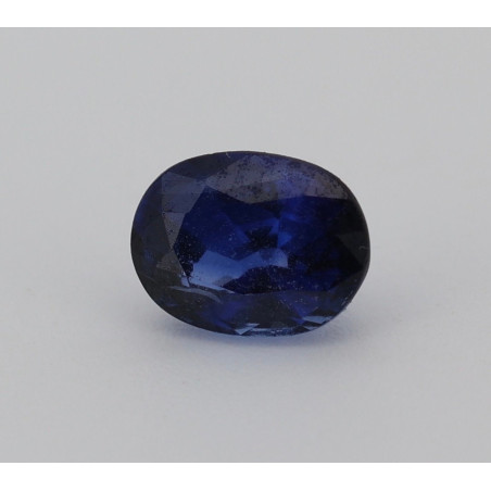 Saphir bleu 0.81cts non chauffé certificat