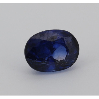 Saphir bleu 0.81cts non chauffé certificat