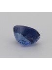 Saphir bleu 0.81cts non chauffé certificat