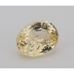 Saphir jaune non chauffé non traité 1.04cts