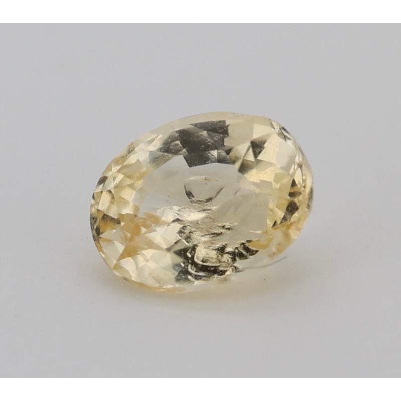 Saphir jaune non chauffé non traité 1.04cts