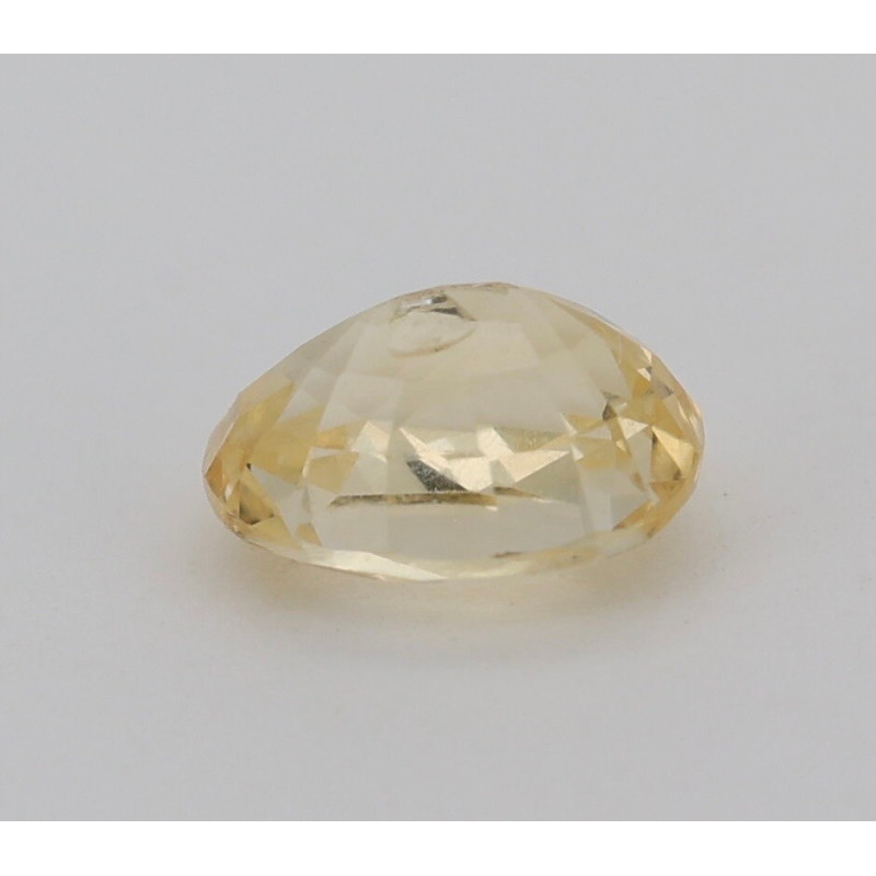 Saphir jaune non chauffé non traité 1.04cts