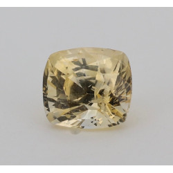 Saphir jaune non chauffé non traité 1.12cts certificat CGL