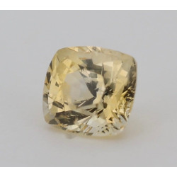 Saphir jaune non chauffé non traité 1.12cts certificat CGL