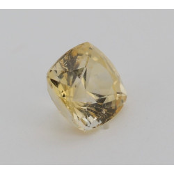 Saphir jaune non chauffé non traité 1.12cts certificat CGL