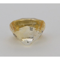 Saphir jaune non chauffé non traité 1.12cts certificat CGL