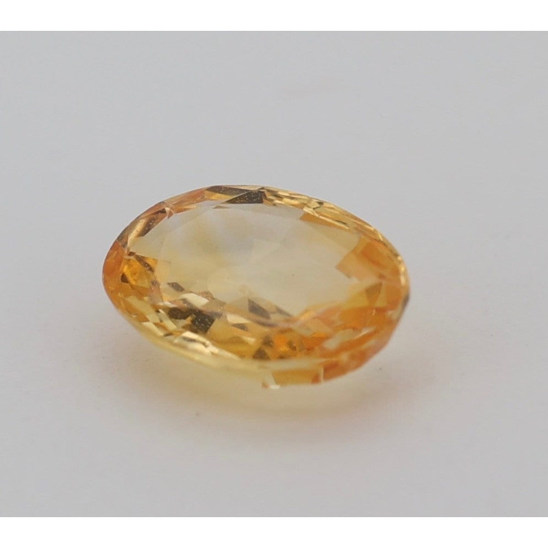 Saphir jaune non chauffé non traité 0.94cts