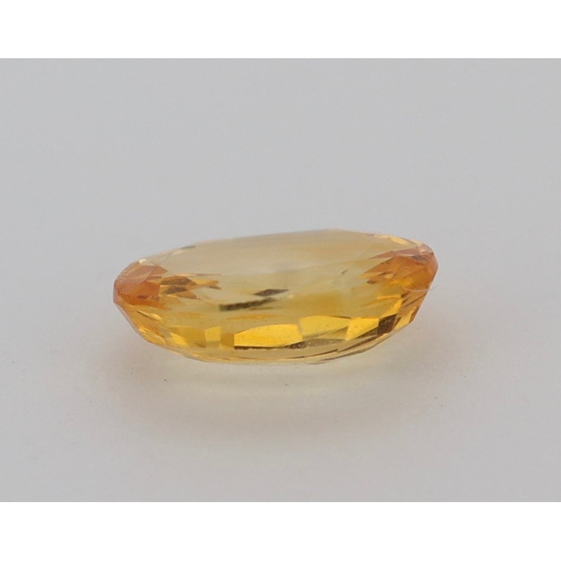 Saphir jaune non chauffé non traité 0.94cts