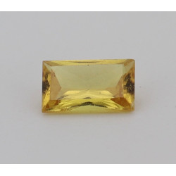 Saphir jaune non chauffé non traité 0.47cts