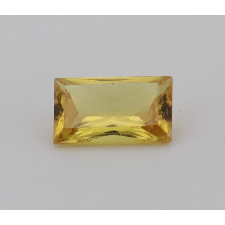 Saphir jaune non chauffé non traité 0.47cts