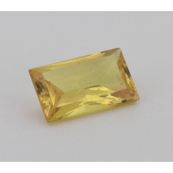 Saphir jaune non chauffé non traité 0.47cts