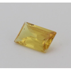 Saphir jaune non chauffé non traité 0.47cts