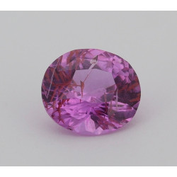 Saphir rose non chauffé 1.06cts certificat CGL