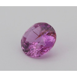 Saphir rose non chauffé 1.06cts certificat CGL