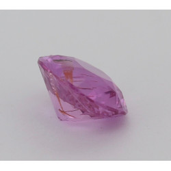 Saphir rose non chauffé 1.06cts certificat CGL