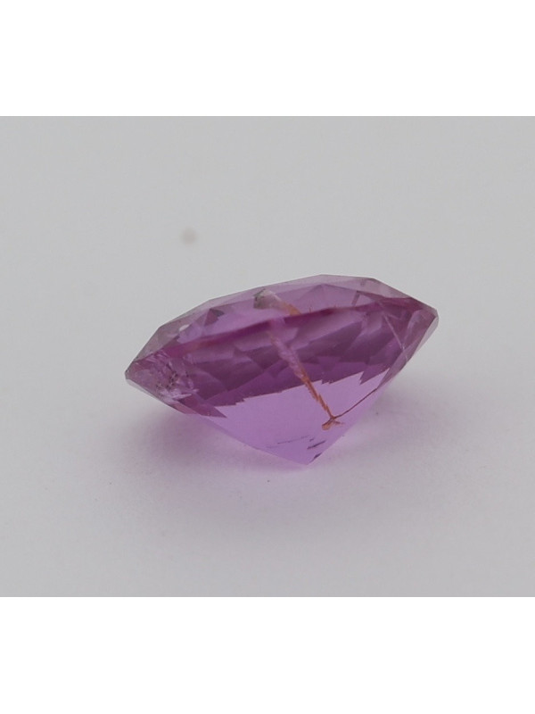 Saphir rose non chauffé 1.06cts certificat CGL