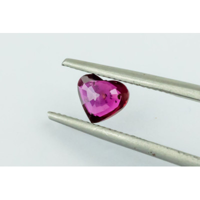 Rubis 1.03cts chauffé de Birmanie certificat GFCO