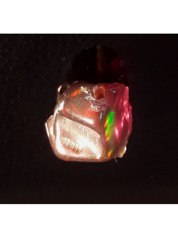 Lot de 2 opales noires 6cts