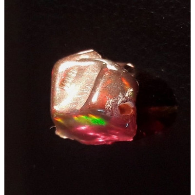 Lot de 2 opales noires 6cts