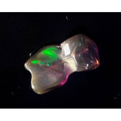 Lot de 2 opales noires 6cts