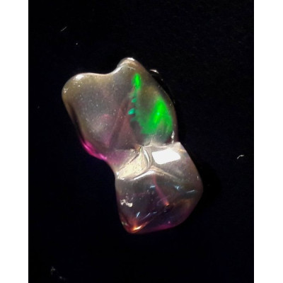 Lot de 2 opales noires 6cts