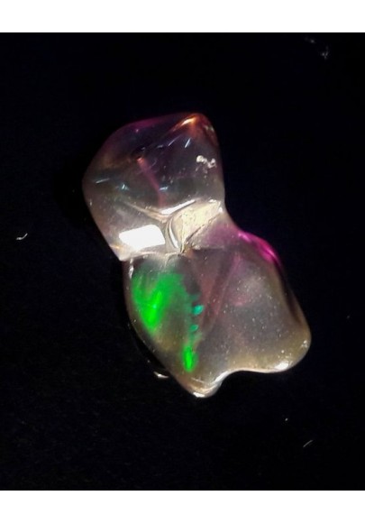 Lot de 2 opales noires 6cts