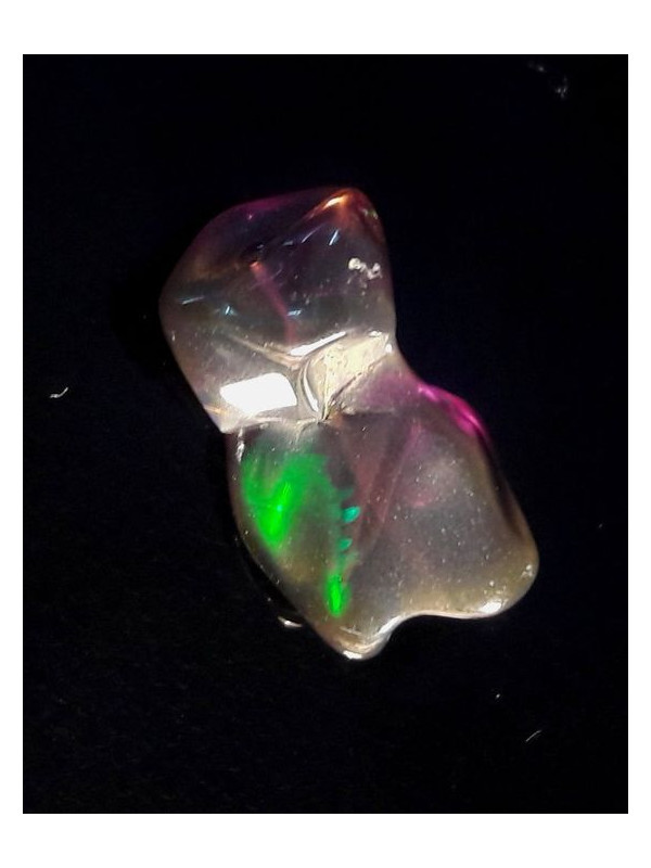 Lot de 2 opales noires 6cts