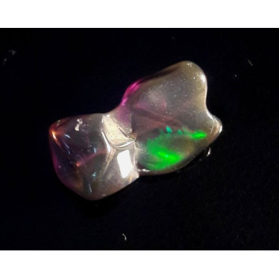 Lot de 2 opales noires 6cts