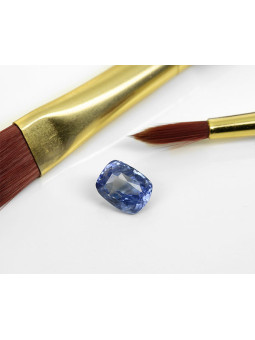 Saphir bleu non chauffé...