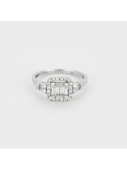 Ring aus 18 Karat Gold mit...
