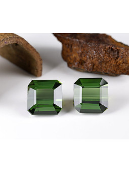 Coppia di tormaline verdi...