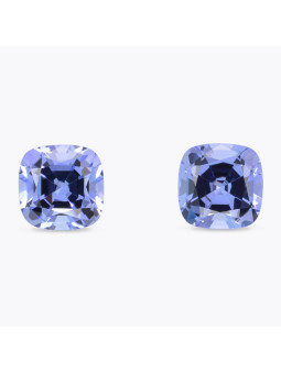 Paire de 2 Tanzanites...